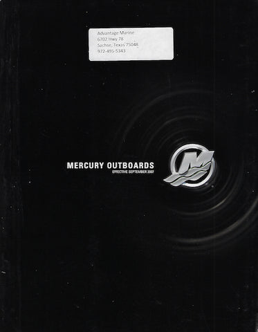 Mercury 2008 Outboard Brochure