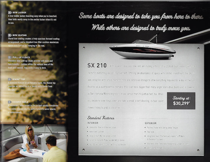 Yamaha 2008 Sport Boats Brochure