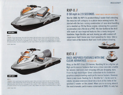 Sea Doo 2008 Watercraft Brochure
