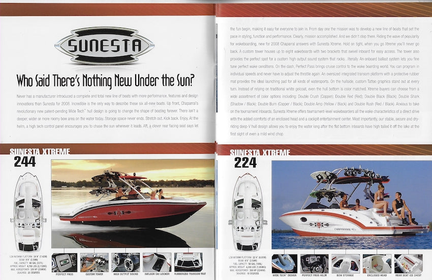 Chaparral 2008 Full Line Brochure