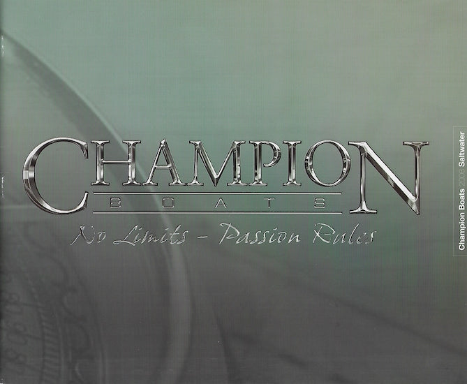 Champion 2008 Saltwater Brochure