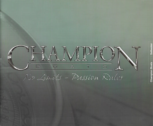 Champion 2008 Saltwater Brochure