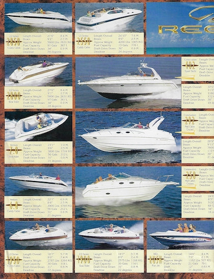Regal 1998 Full Line Brochure