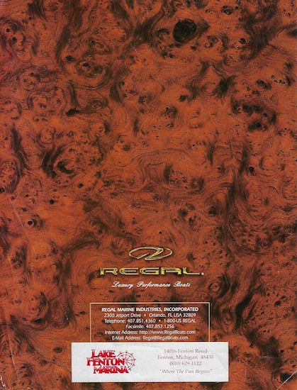 Regal 1998 Full Line Brochure