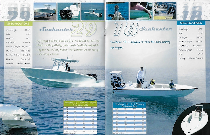 Seahunter 2008 Brochure