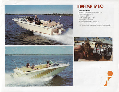 Invader 1979 Brochure
