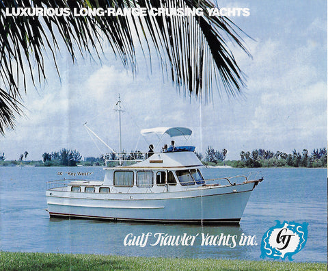 Gulf Trawler 40 Key West Trawler Brochure