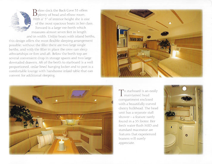 Back Cove 33 Brochure