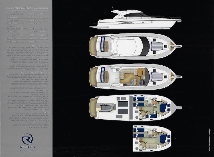 Riviera 4700 Sport Yacht Brochure