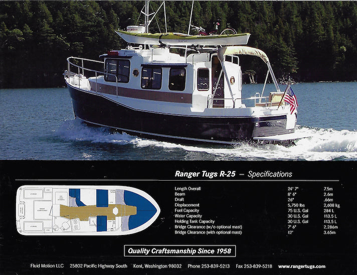 Ranger R-25 / R25 Tug Brochure