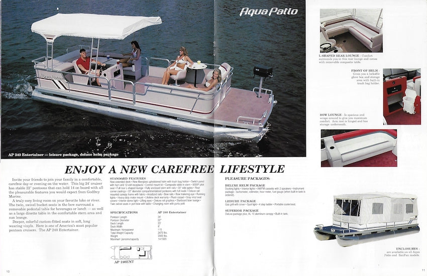 Godfrey 1990 Pontoon Brochure