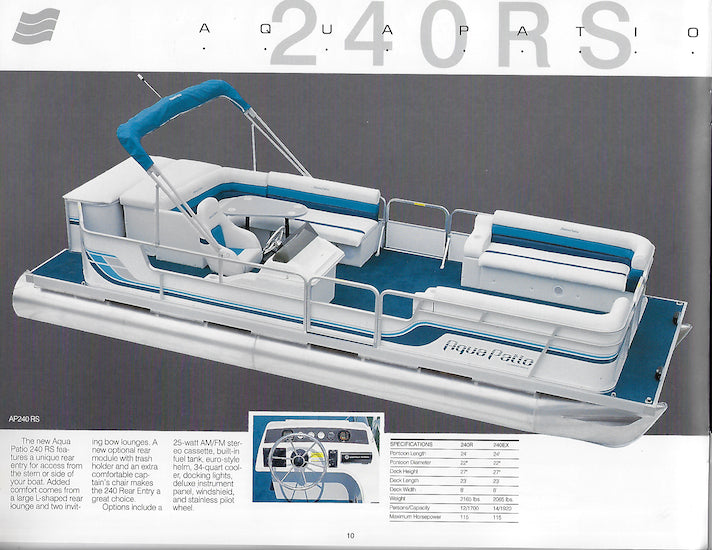 Godfrey 1993 Pontoon Brochure