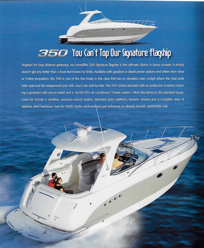 Chaparral 2008 Signature Cruisers Brochure