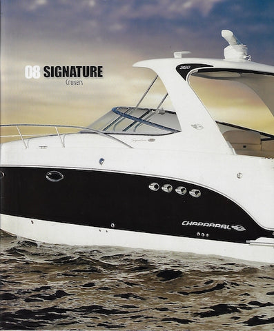 Chaparral 2008 Signature Cruisers Brochure