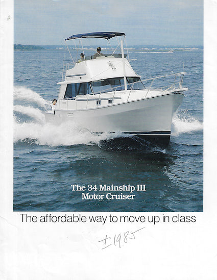 Mainship 34 III Motor Cruiser Brochure