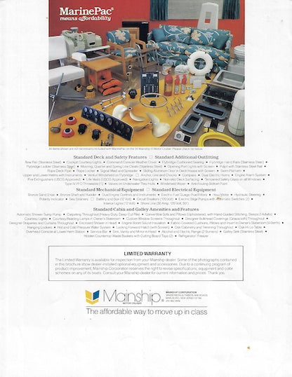 Mainship 34 III Motor Cruiser Brochure
