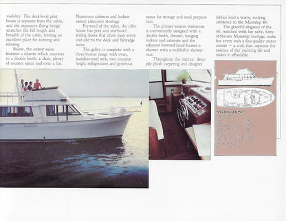 Mainship 1980s Brochure