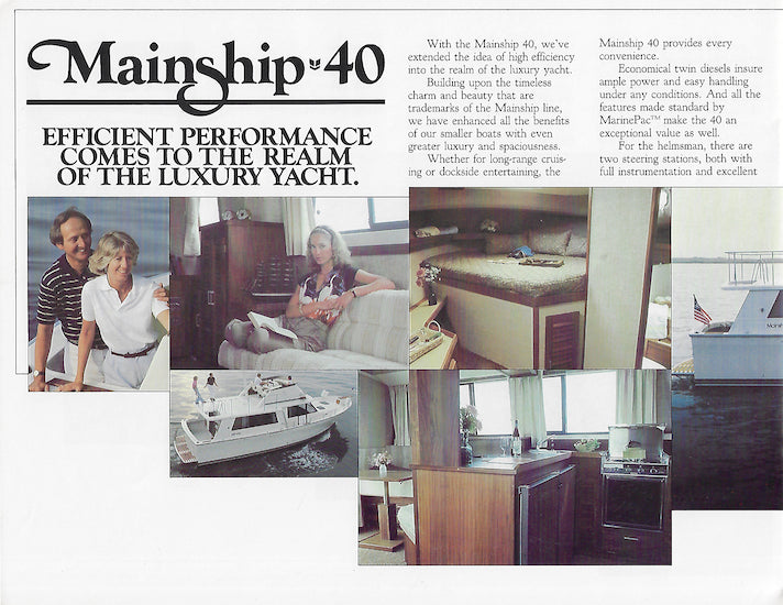 Mainship 1980s Brochure