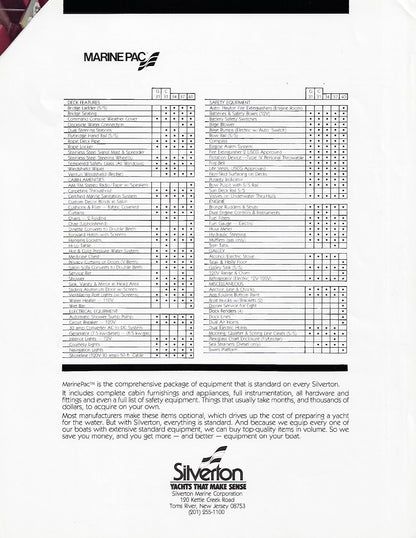 Silverton 34 Convertible Brochure