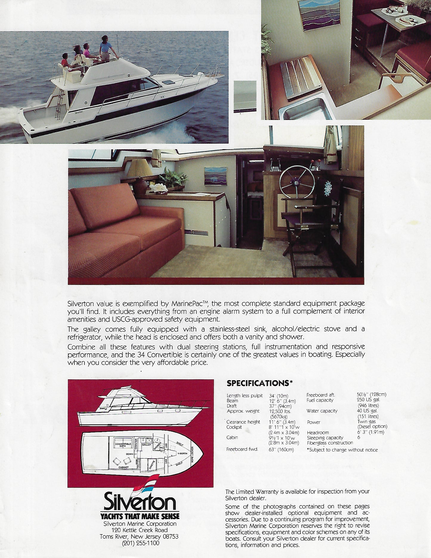 Silverton 34 Convertible Brochure