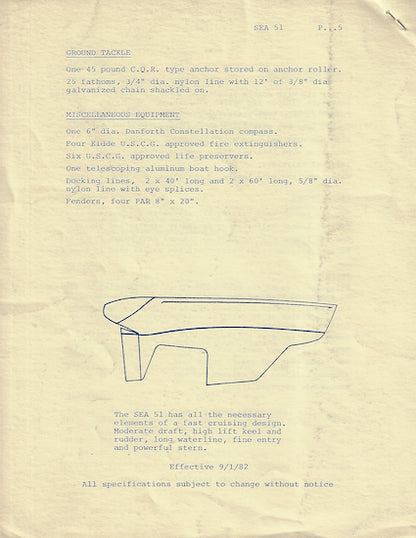 Sea 51 Brochure