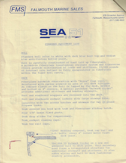 Sea 51 Brochure