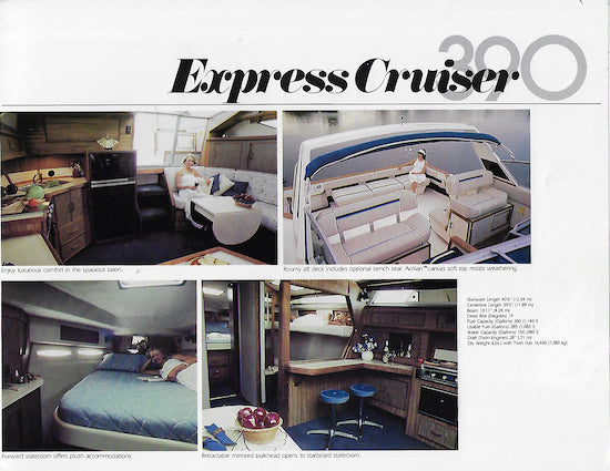 Sea Ray 1985 Sport Yachts Brochure