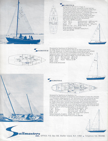 Sailmaster Brochure