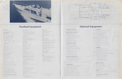 Tollycraft 34 Sport Sedan Specification Brochure