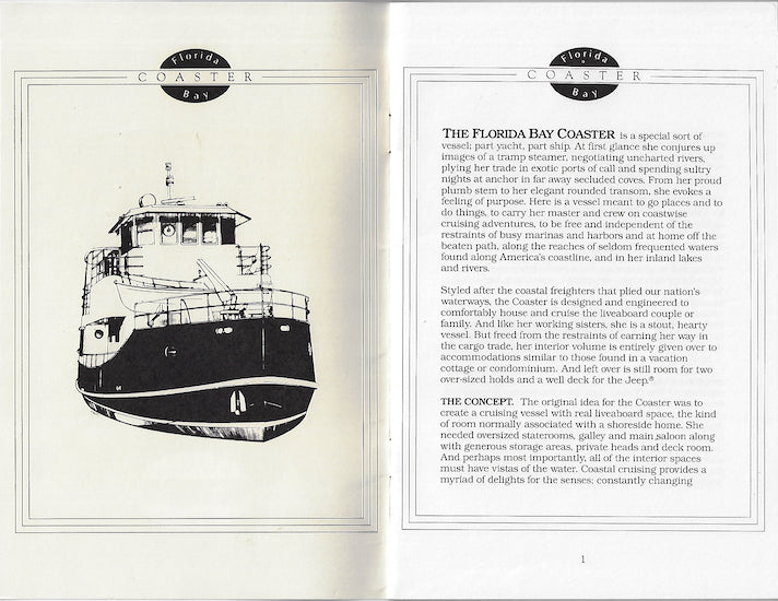 Florida Bay Coaster Brochure