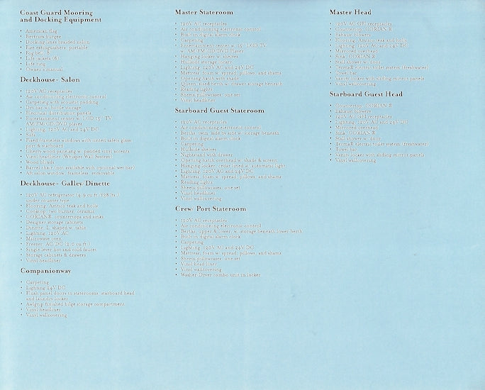 Bertram 450 Convertible Brochure