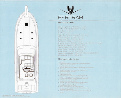 Bertram 570 Convertible Brochure