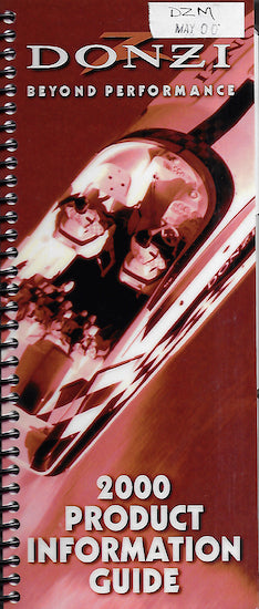 Donzi 2000 Dealer Fact Manual