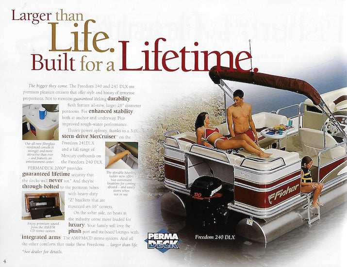 Fisher 2000 Pontoon & Deck Brochure
