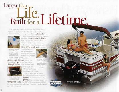 Fisher 2000 Pontoon & Deck Brochure