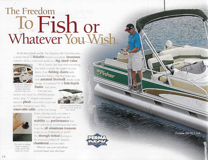 Fisher 2000 Pontoon & Deck Brochure