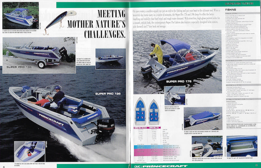 Princecraft 1995 Fishing Brochure