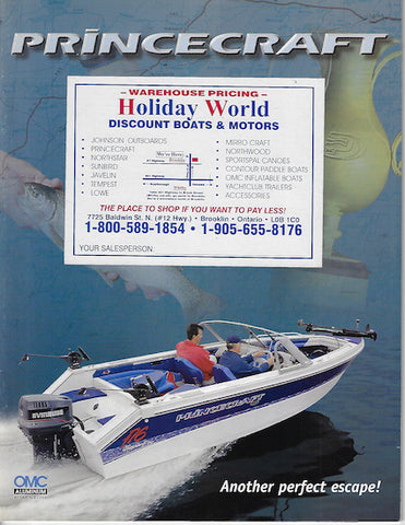 Princecraft 1998 Fishing Brochure