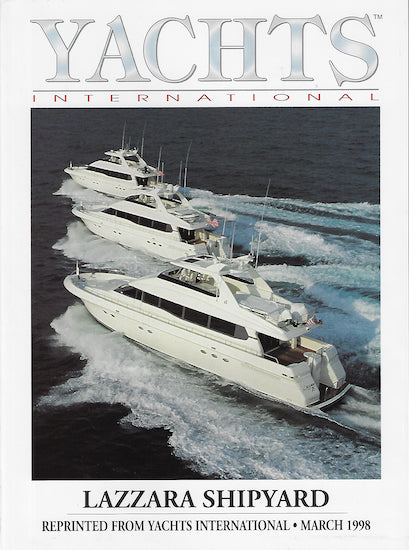 Lazzara Yachts International Magazine Reprint Brochure