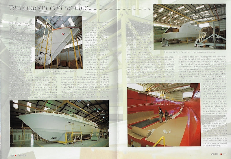 Lazzara Yachts International Magazine Reprint Brochure