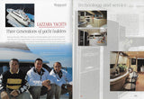 Lazzara Yachts International Magazine Reprint Brochure