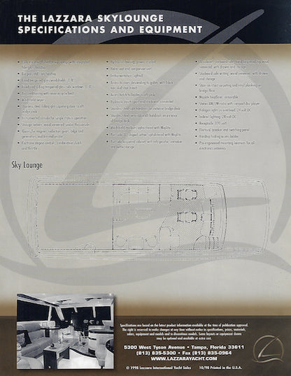 Lazzara Sky Lounge Brochure