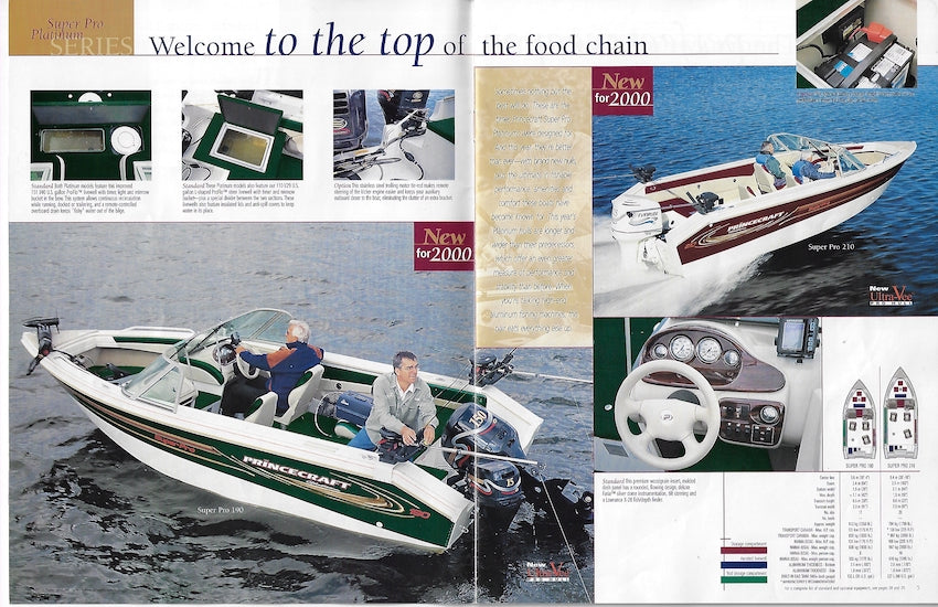 Princecraft 2000 Fishing Brochure