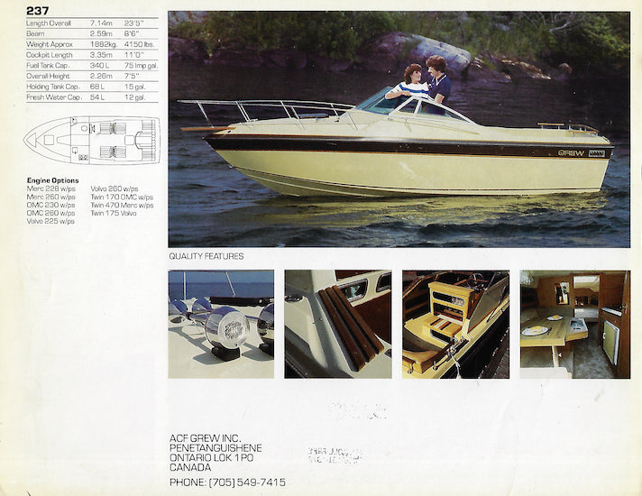 Grew 1980 Weekenders Brochure