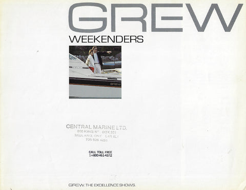 Grew 1980 Weekenders Brochure