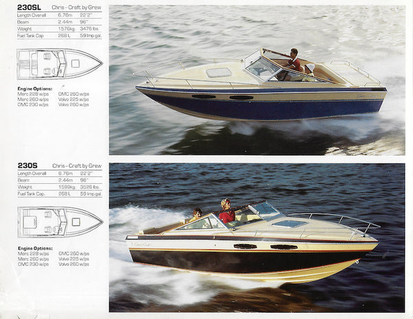 Grew 1980 Sportboats Brochure – SailInfo I boatbrochure.com