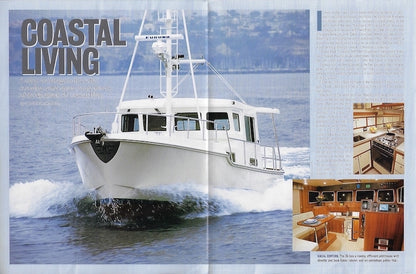 Nordhavn 35 Coastal Cruiser Motorboating Magazine Reprint Brochure