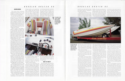 Douglas Skater 32 Powerboat Magazine Reprint Brochure