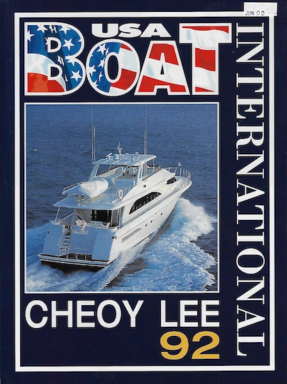 Cheoy Lee 92 Boat International Magazine Brochure