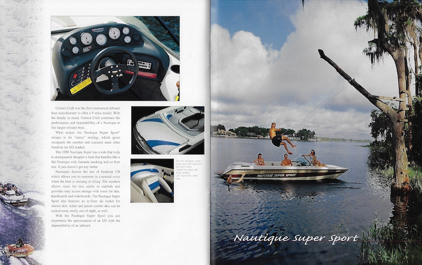 Correct Craft 1998 Nautiques Brochure